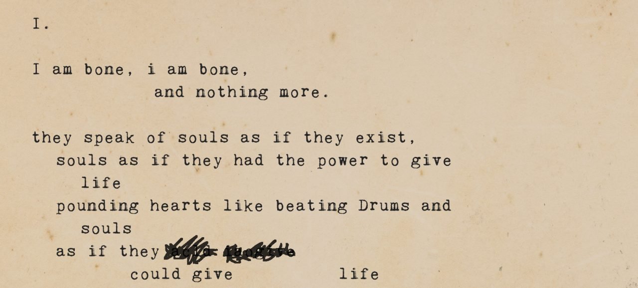 I Am Bone: Existential Poem