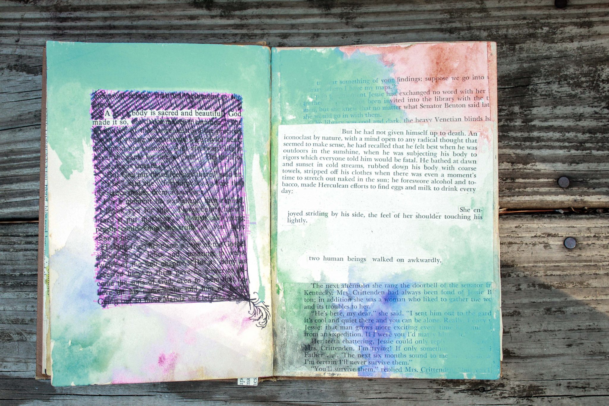 Art Journaling DIY Craft with Antique Books | Visual Art Project | Videmus Fiction Ghostwriting and Story Coaching | Syd Wachs.