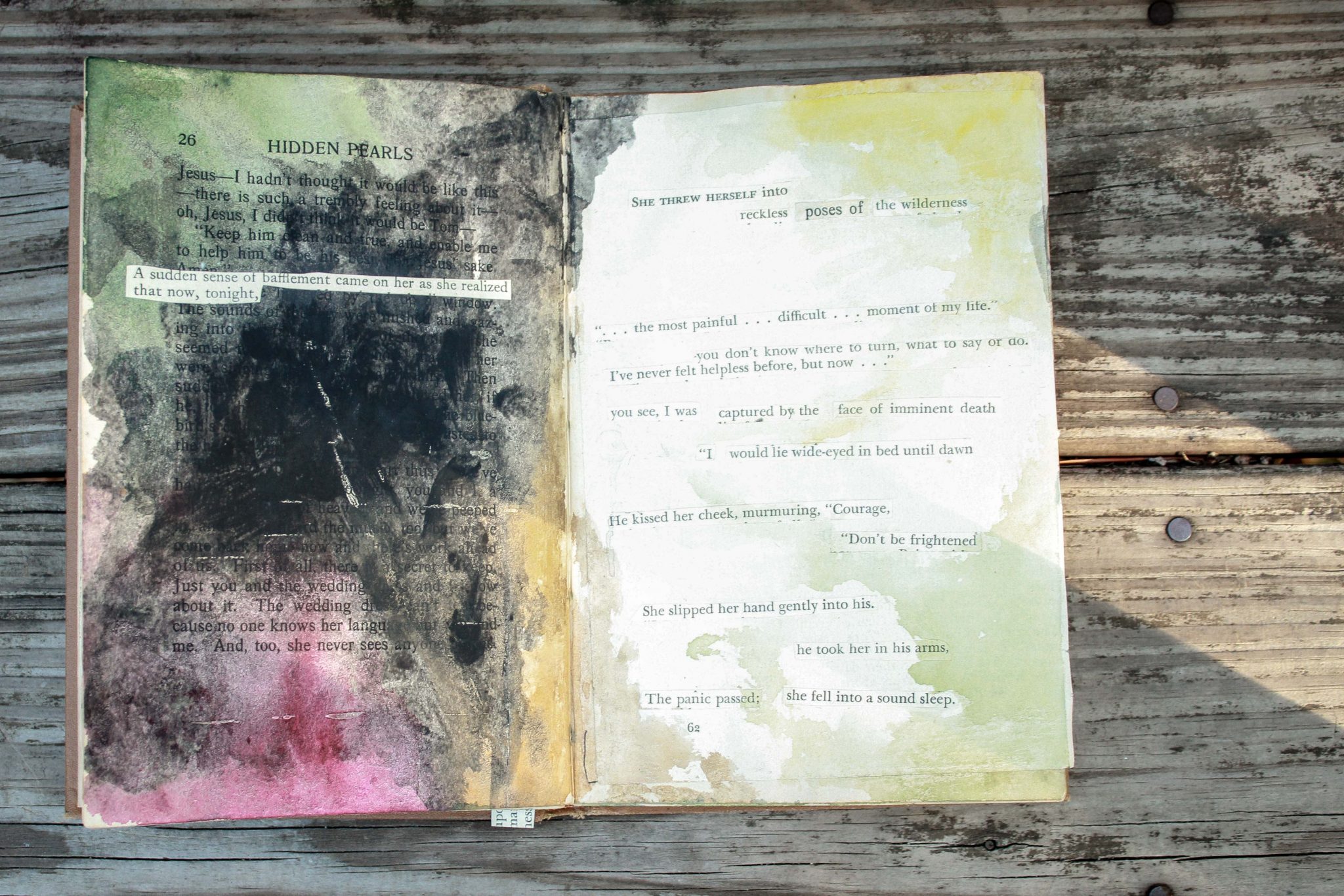 Art Journaling DIY Craft with Antique Books | Visual Art Project | Videmus Fiction Ghostwriting and Story Coaching | Syd Wachs.