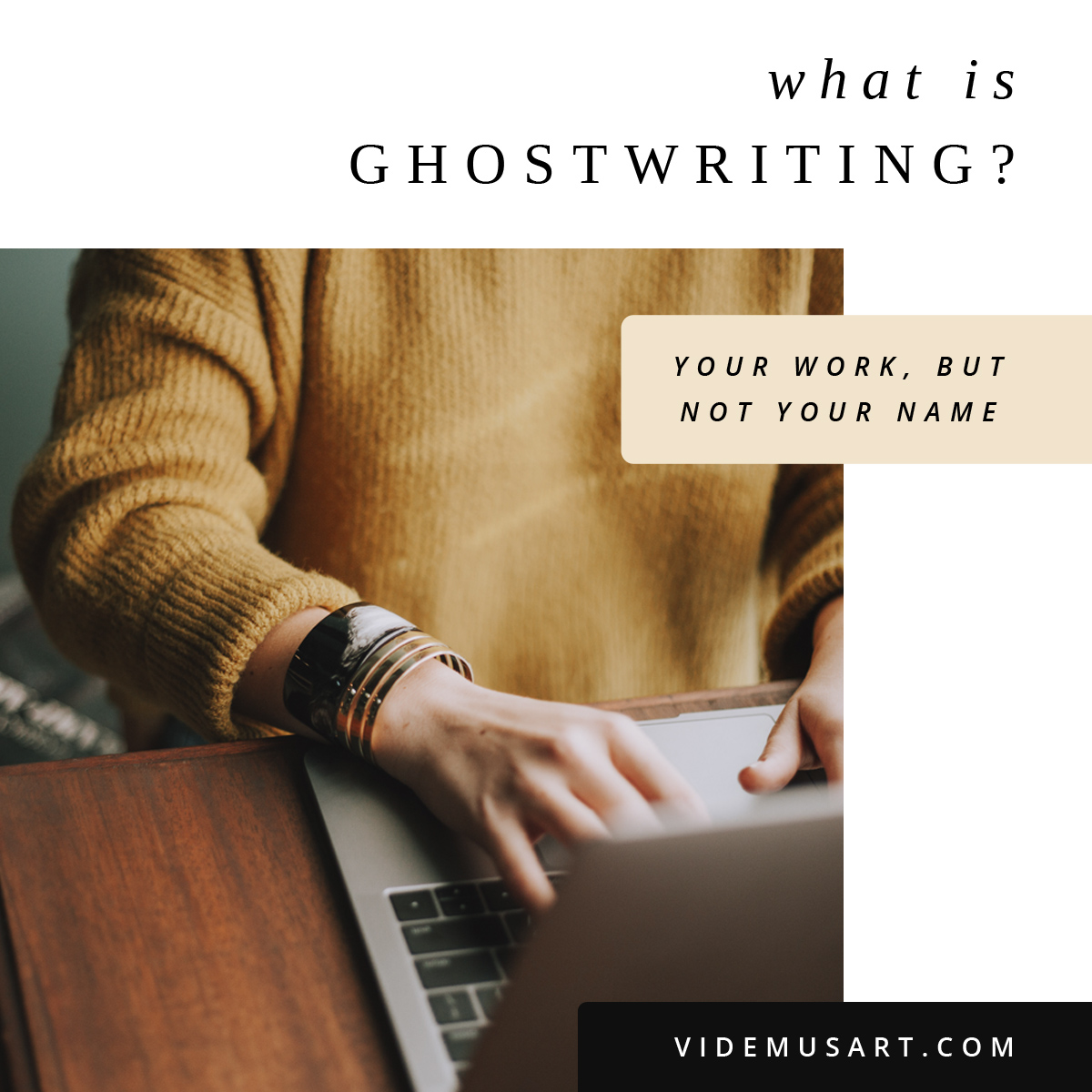 What is Ghostwriting? | Videmus | Fiction Ghostwriting / Story Coaching