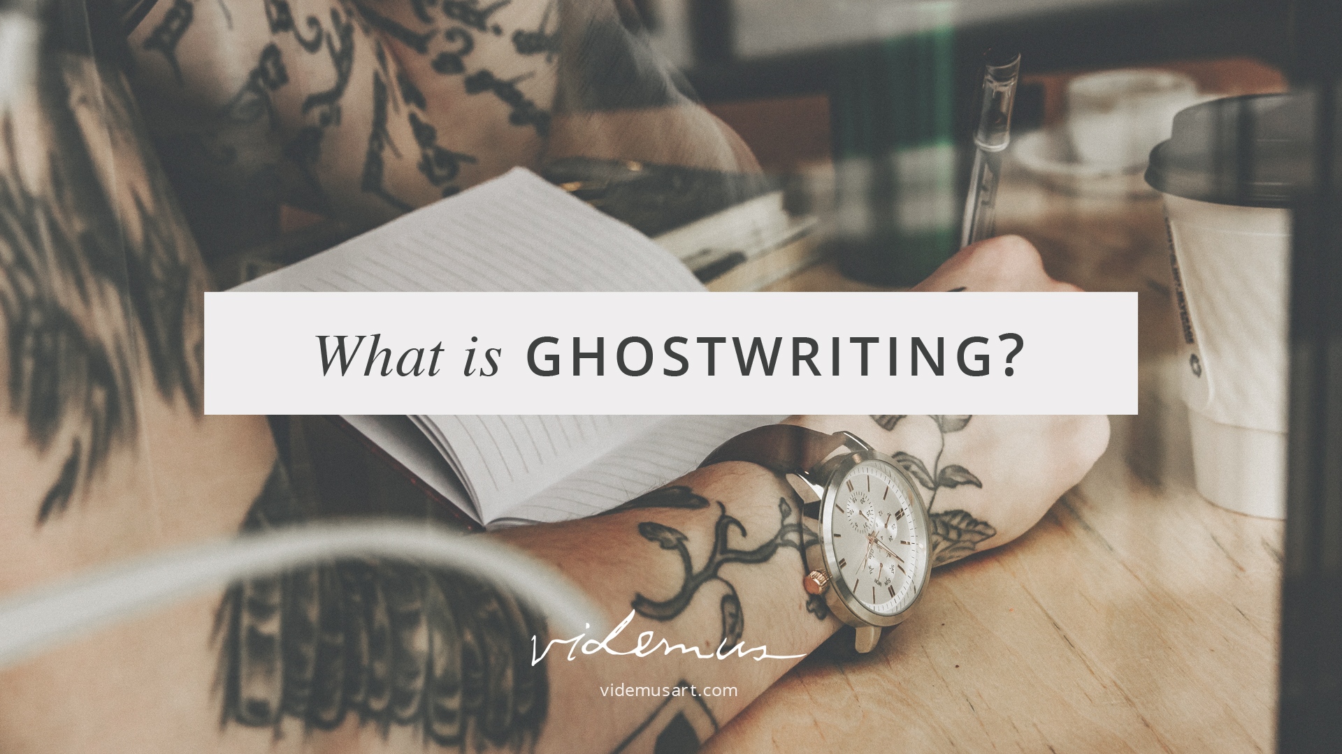 What the heck is ghostwriting?